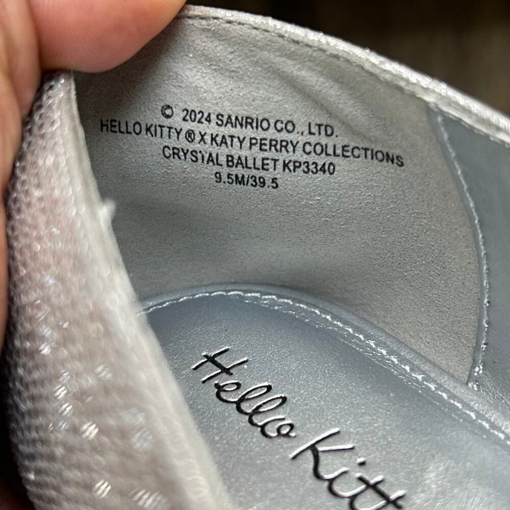 Katy Perry Collections Silver Hello Kitty Crystal Ballet Flats - Picture 11 of 11